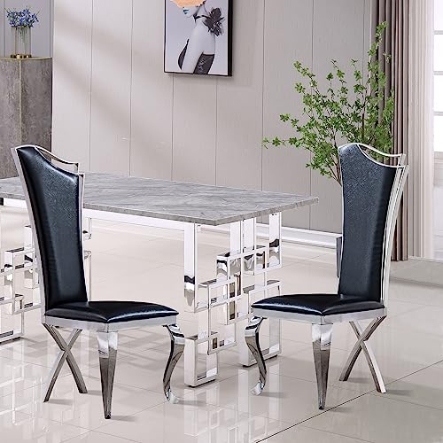 Sillas Comedor Blancas Polipiel Marca LIKUHLI