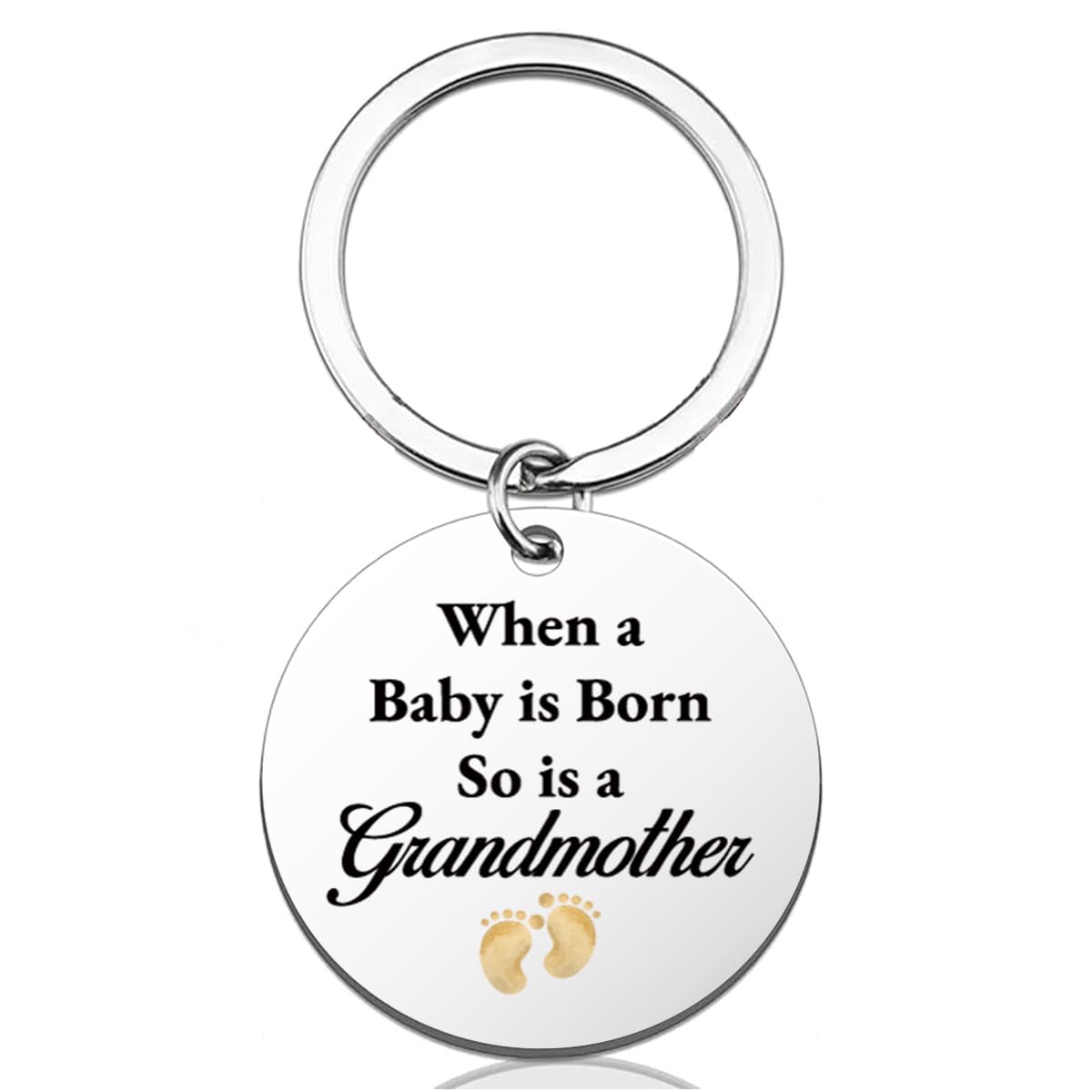 Keychain Grandma to Be Keyring New Grandma Gifts Pregnancy Announcement Gifts for First Time Grandmother