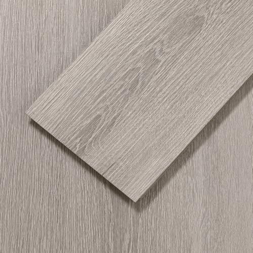 Peel and Stick Floor Tile Wood Grain Look 36"x6", 18 Sq.Ft Pale Beige