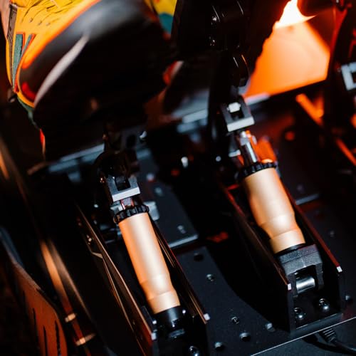 Image of MOZA CRP2 Load Cell Pedals (Throttle+Brake) Driving Sim Racing Pedal, Black