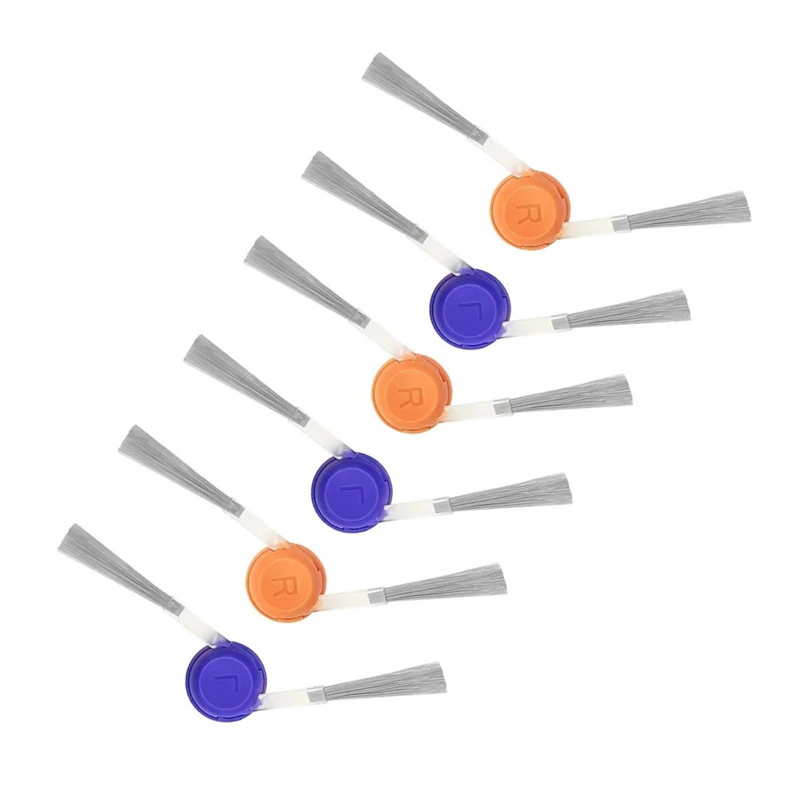 PANDIVNSKDK Side Brush Replacement ，Compatible For Narwal， Compatible For FREO ，Pro Z10 Ultra Robot Vacuum Nylon Bristles Corner Sweeping Spare Parts Kit(6PCS)