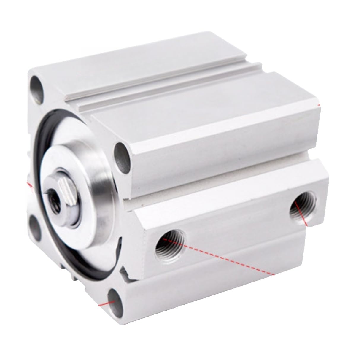 Vérin pneumatique SDA80*20-S compact en alliage aluminium