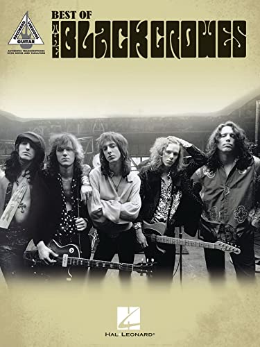 Best of the Black Crowes | Intermediate Electric Guitar Recorded Versions Songbook with Standard Notation and Tab | Rock Guitar Sheet Music with Transcriptions for Practice and Performance