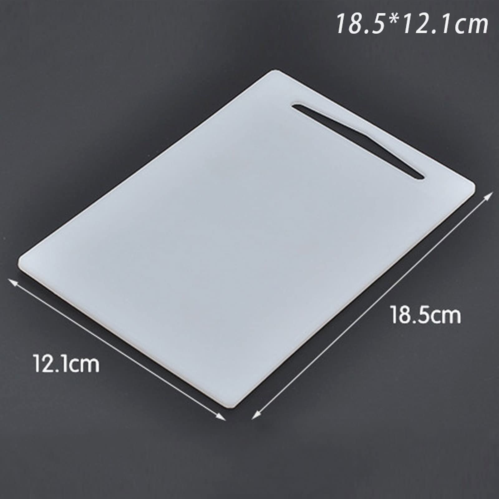Tabla de cortar duradera, antideslizante, para verduras, frutas, hogar, cocina, camping, cocina, comedor (18,5 x 12,1 cm)
