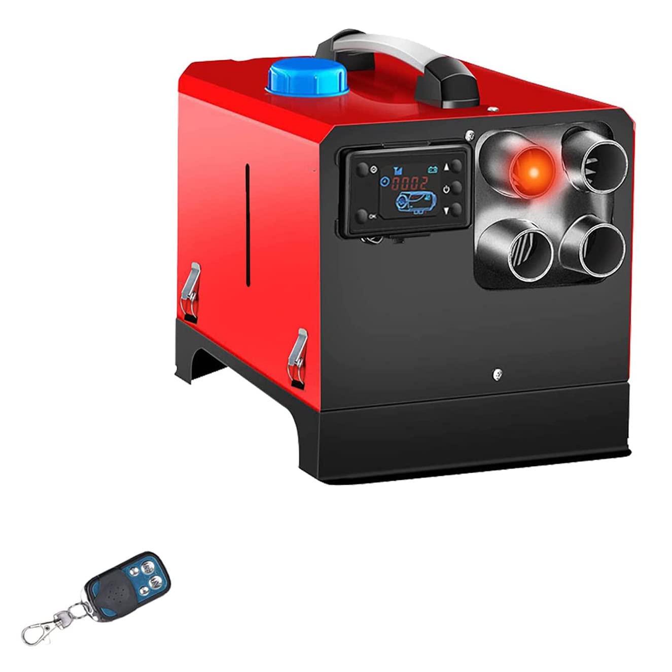 Ogrzewanie postojowe Diesel Air 5KW 12V/24V All-in-One, wyświetlacz LCD, pilot zdalnego sterowania, do ciężarówki, kempingu, domu wędkarskiego, łodzi rybackiej, 24V