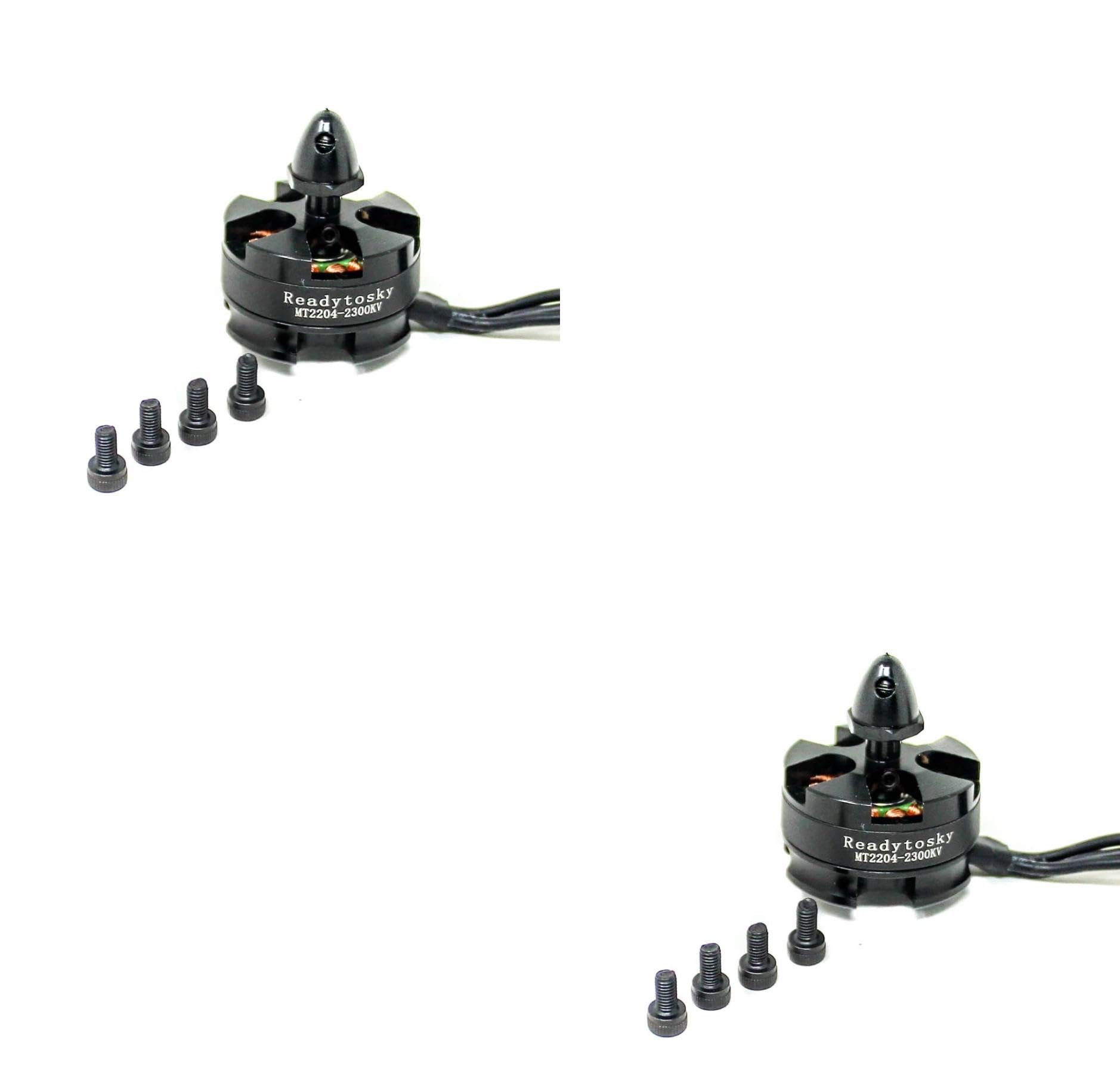 (2 pc) Pro3D Ready to Sky MT2204-2300KV Brushless Motor CW(ClockWise) Direction for RC Drone