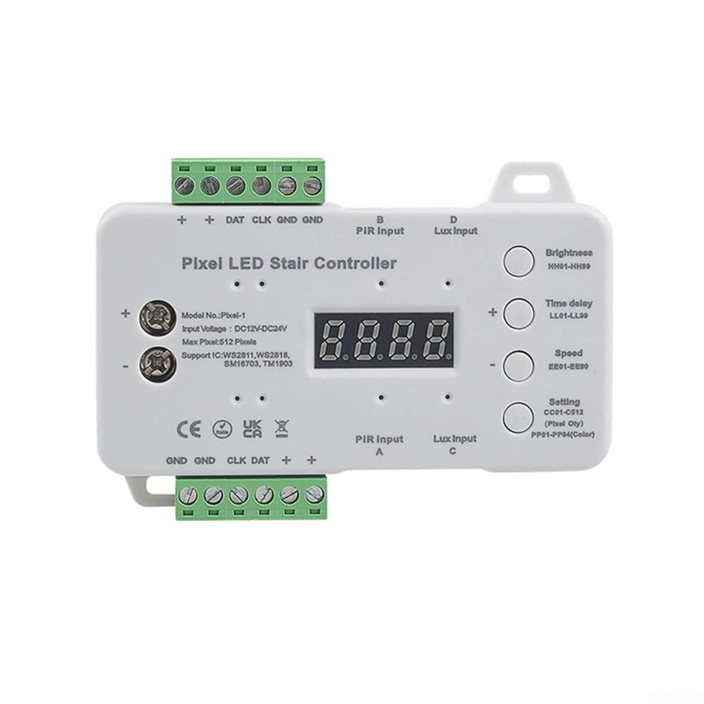 Pixel LED Treppenlichtregler Dimmbar Leiterbeleuchtung PIR Bewegungssensor Kit