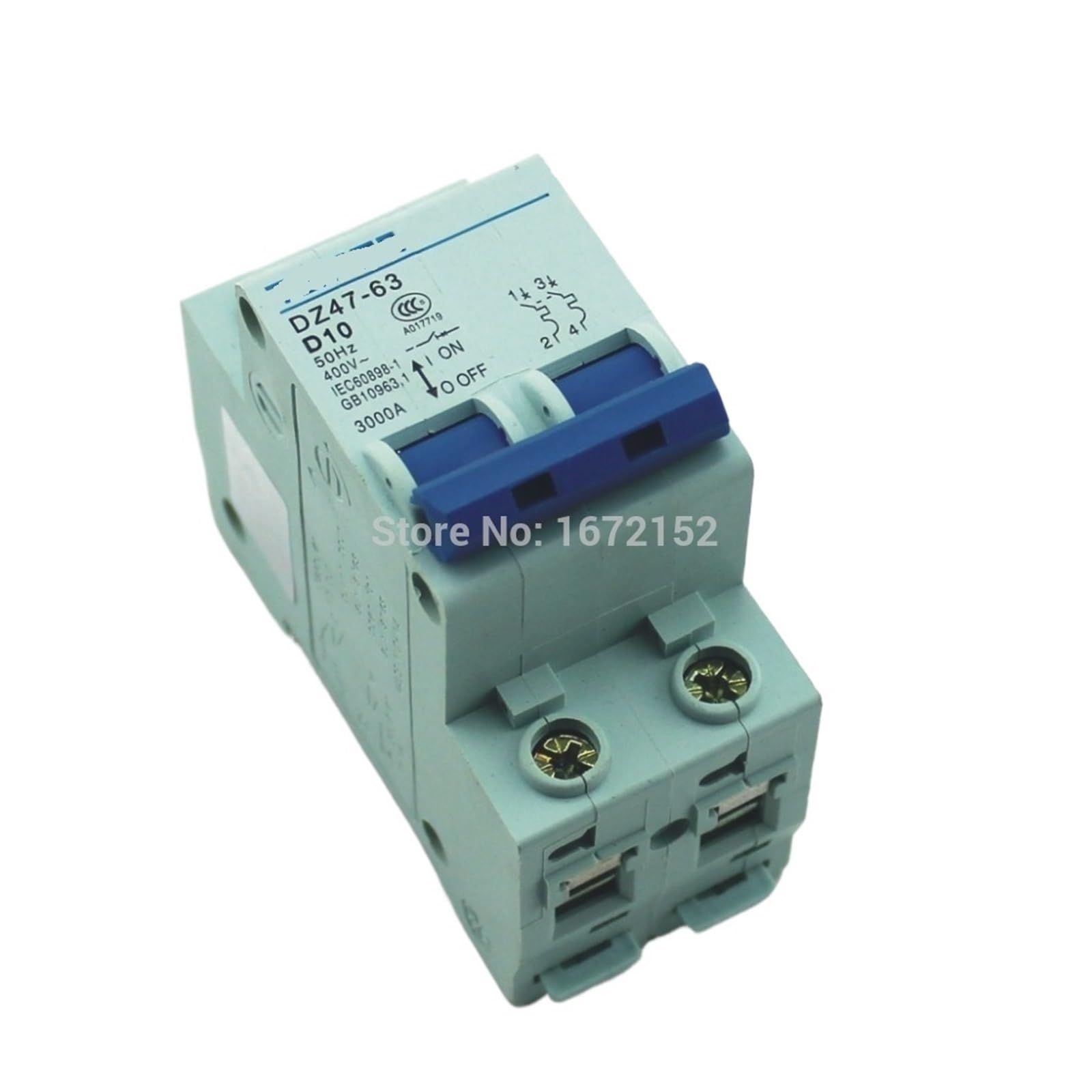 YFHGULBTK 2P 10A D Type 240V/415V 50HZ/60HZ Circuit Breaker Safety