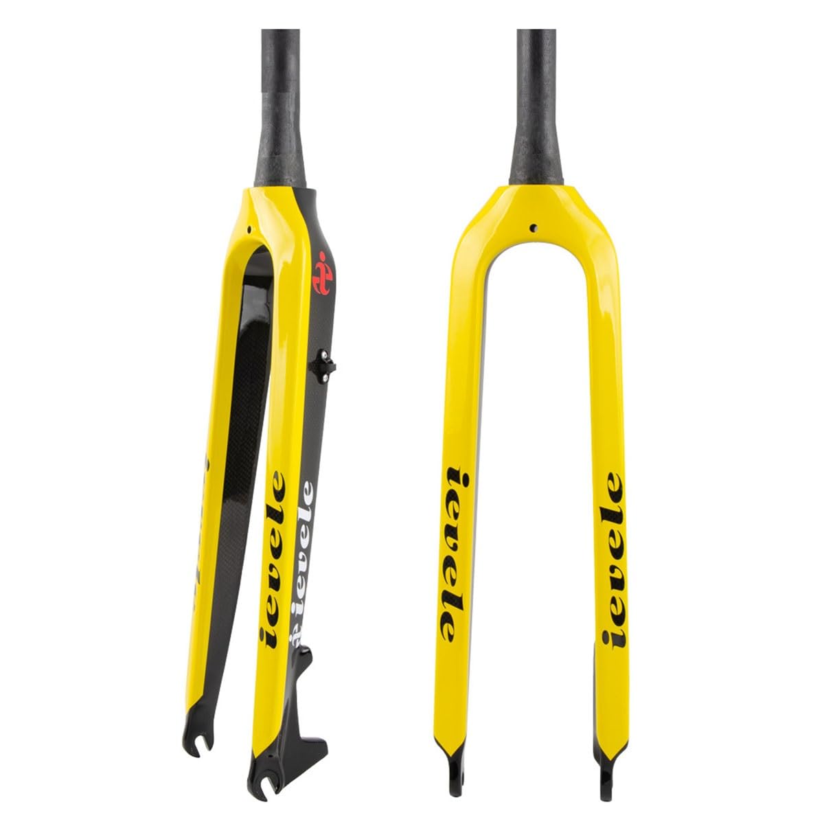 HOMSXPAC 26/27.5/29''/ 29L Mountain Bike Rigid Fork Carbon Fiber Hard 28.6mm 1-1/2'' Tapered Tube Disc Brake Bikes Front Forks QR