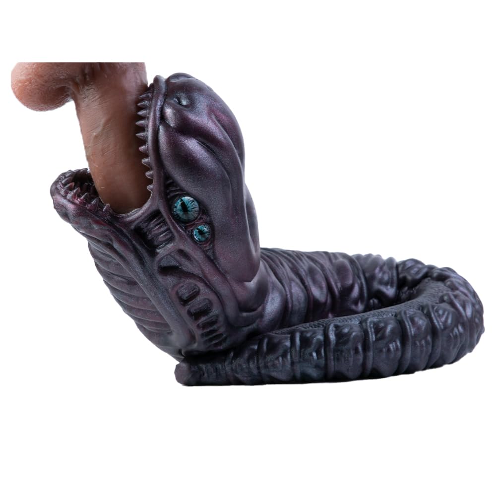 Realistische Masturbatoren Alien Tier Masturbator Taschenmuschi Silikon Masturbator Cup Monster mit Animal Vagina Analtunnel Pocket Pussy SM Fantasy Sex Spielzeug für die Männer Taschen Muschi (B)