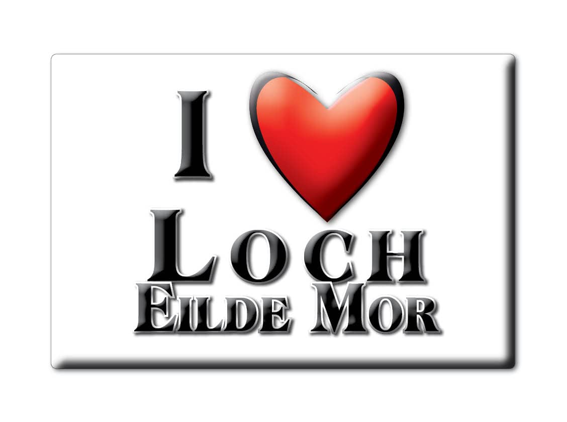 Enjoymagnets LOCH EILDE MOR (SCO) FRIDGE MAGNET ENGLAND SCOTLAND SOUVENIR I LOVE GIFT PRESENT