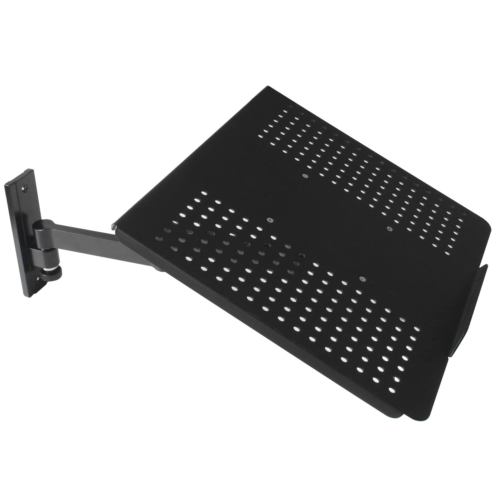 Drall Staffa Universale per Il Montaggio a Parete - per Notebook Netbook Tablet PC - Nero - con Vassoio Adattatore per Notebook - Nero Modello: L52B-APBA