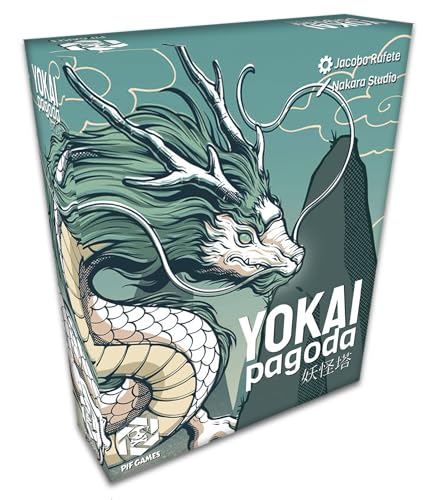 Yokai Pagode Jeu de cartes stratégique et portable pour enfants 8+ et adultes | 2 à 5 joueurs | Voyage et camping | Culture japonaise, lampadaire et gestion de la main...