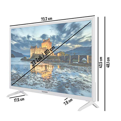 Telefunken XH32J511-W 32 inch televisie (Smart TV incl. Prime Video/Netflix/YouTube, HD ready, werkt met Alexa, Triple… - Afbeelding 5