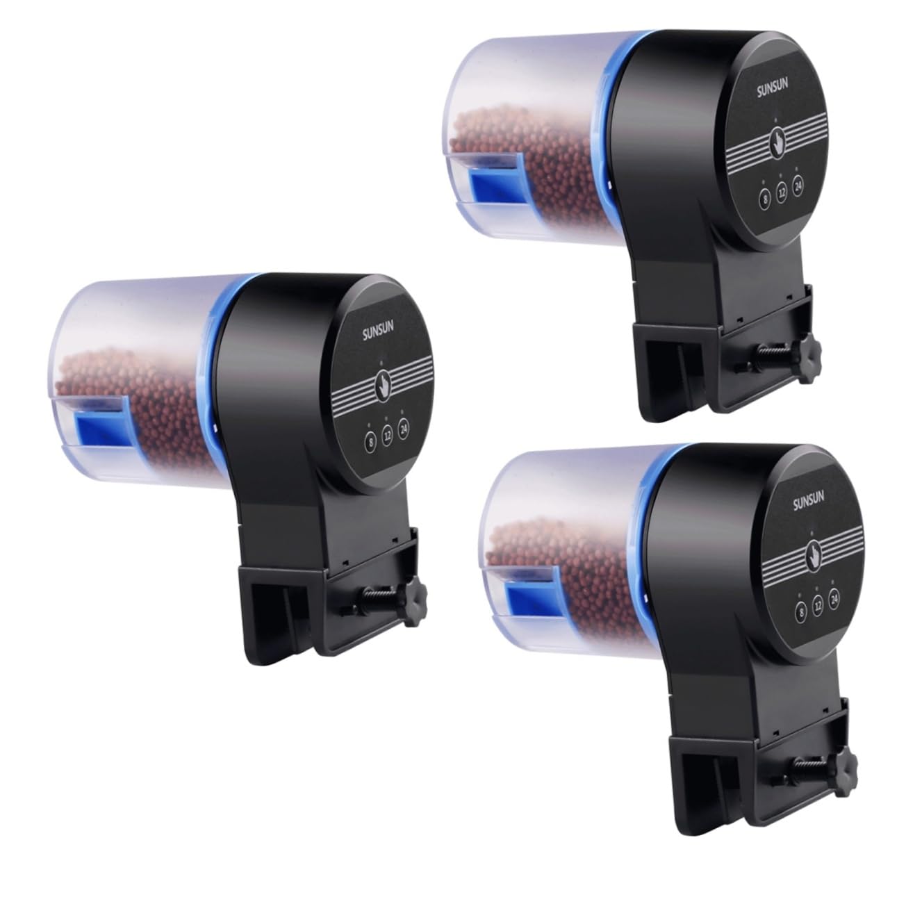 Toddmomy 3 Piezas Alimentador Automático De Acuario Comedero para Peces Alimentador De Vacaciones De Comida De Peces Betta Alimentador Automático De Peces Acuario De Peces Comida para Pez