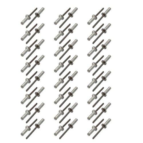 Sourcingmap 5mmx18mm Aluminum Countersunk Head Closed End Blind Rivets Fastener 50pcs