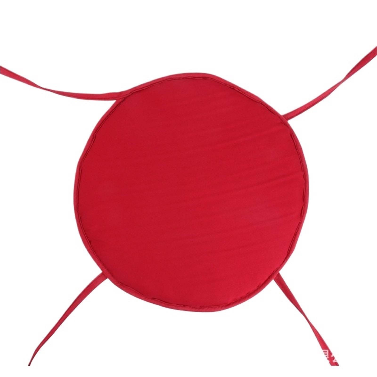 Gwyzax Stool Cushions 5 PCS Household Round Stool Cushion Thickened Sponge Fart With Strap Simple Fabric Design(Dark red,30cm)