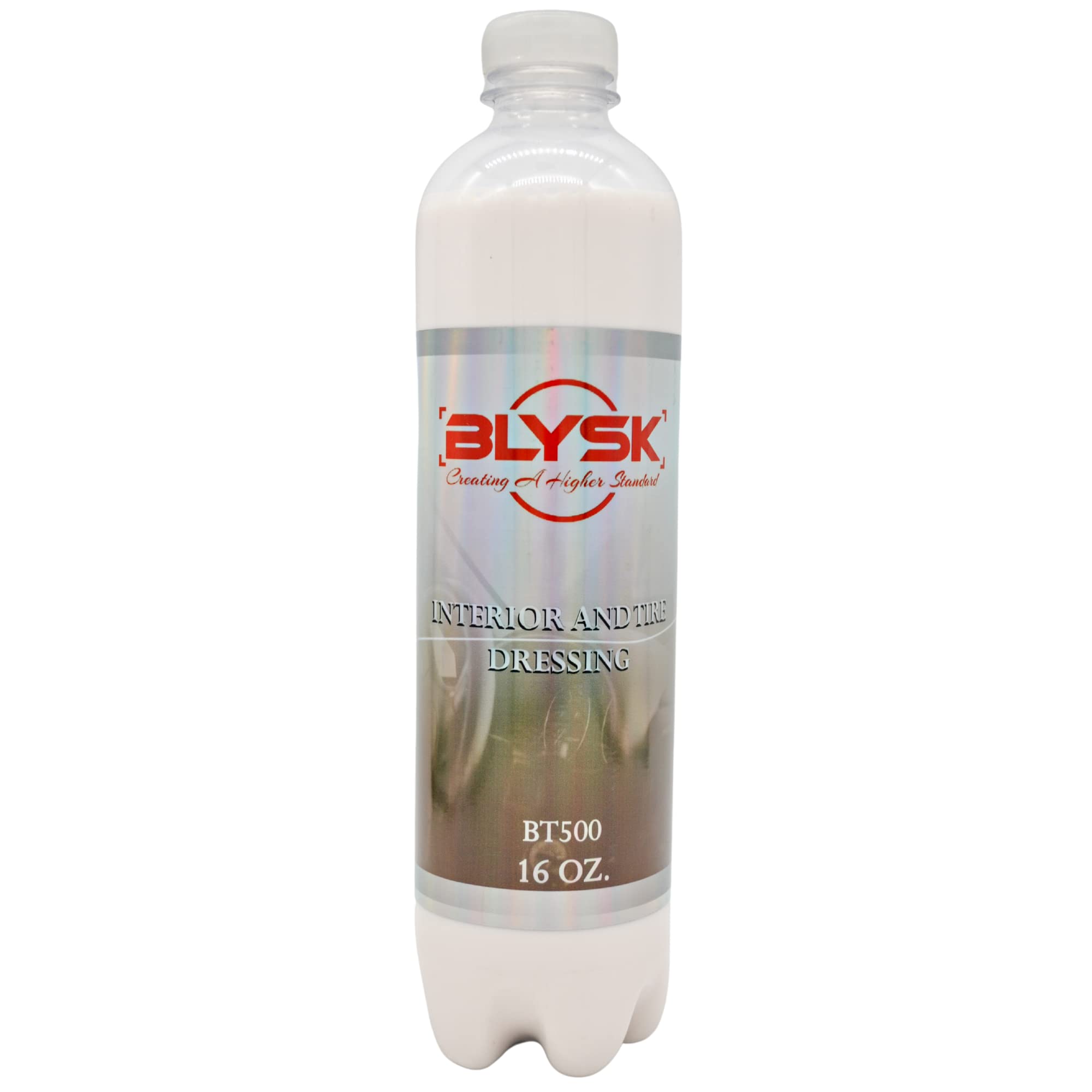 Blysk Interior and Tire Dressing (BT500), Shine & Protect All Your Rubber, Vinyl, & Plastic Surfaces (16oz.)