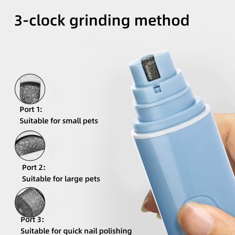 Broyeur à ongles pour chien et chat, coupe-griffes pour intérieur, faible vibration et bruit, meule haute efficacité pour grands petits chiens, animaux domestiques, chats et pattes de chat