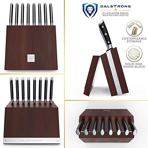 Dalstrong Steak Knife Folding Block Set 8 Pc 5″ Straight Edge Blade