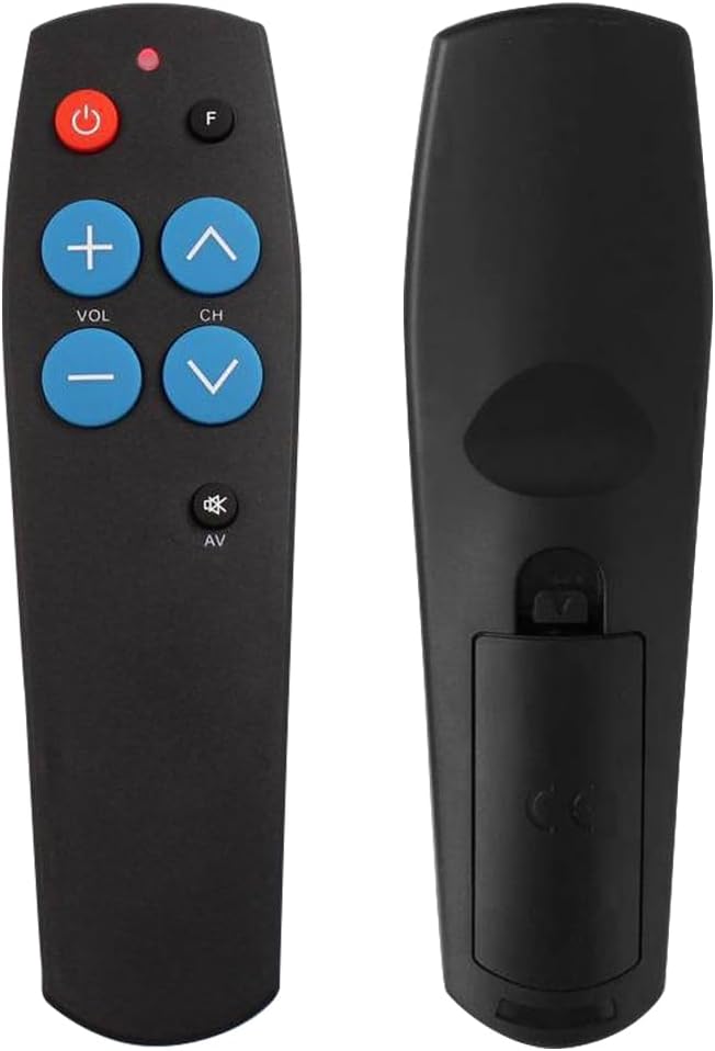 YANGUN Senioren Fernbedienung Mit Großen Tasten - Einfache TV-Bedienung Für ältere Menschen