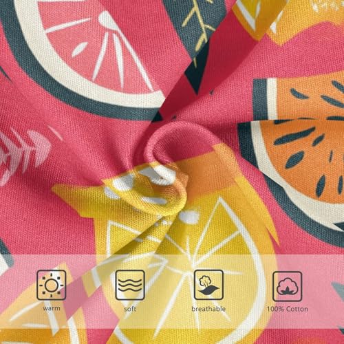 Wusikd Summer Watermelon Boys' Underwear Cotton Lemon Boys Briefs Soft Toddler Underwear 2T3