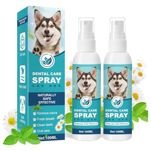 Dentalspray für Hunde 2 Stück Hund Zahnstein Spray Dental Zahnspray Zahnsteinspray Zahnpflegespray Oral Care Mundreinigungsspray Entfernt Zahnsteinentferner Zahnreinigung Zahnpflege Geschmacklos