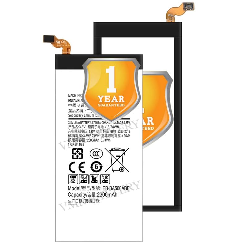 Image of Original EB-BA500ABE Battery for Samsung Galaxy A5 (2015) (SM-A500F) - (2300mAh) - 1 Year Warranty K7