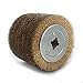 SIGNI Copper Plated Steel Wire Drawing Polishing Burnishing Wheel for surface finishing of Stainless Steel, Aluminum, Metal and Wood (Copper coated steel wire 0.5mm)