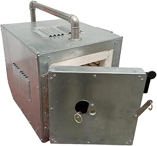 Technical Super Market R-310P-ACS Electric Kiln 1240°C / 2264°F with easy to use programmable controller and AIR Circulation System, galvanised steel