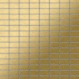 ALLOY Bauhaus-Ti-GB Mosaikfliese Gold 1,05 m2