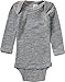 Engel Natur Body pour bébé à manches longues en laine soie, 2 couleurs, taille 50/56 - 110/116 - Gris - 24 mois