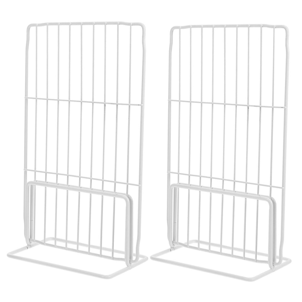 Separador para Congelador de Hierro Blanco, Ajustable 32-34cm, 2 Piezas