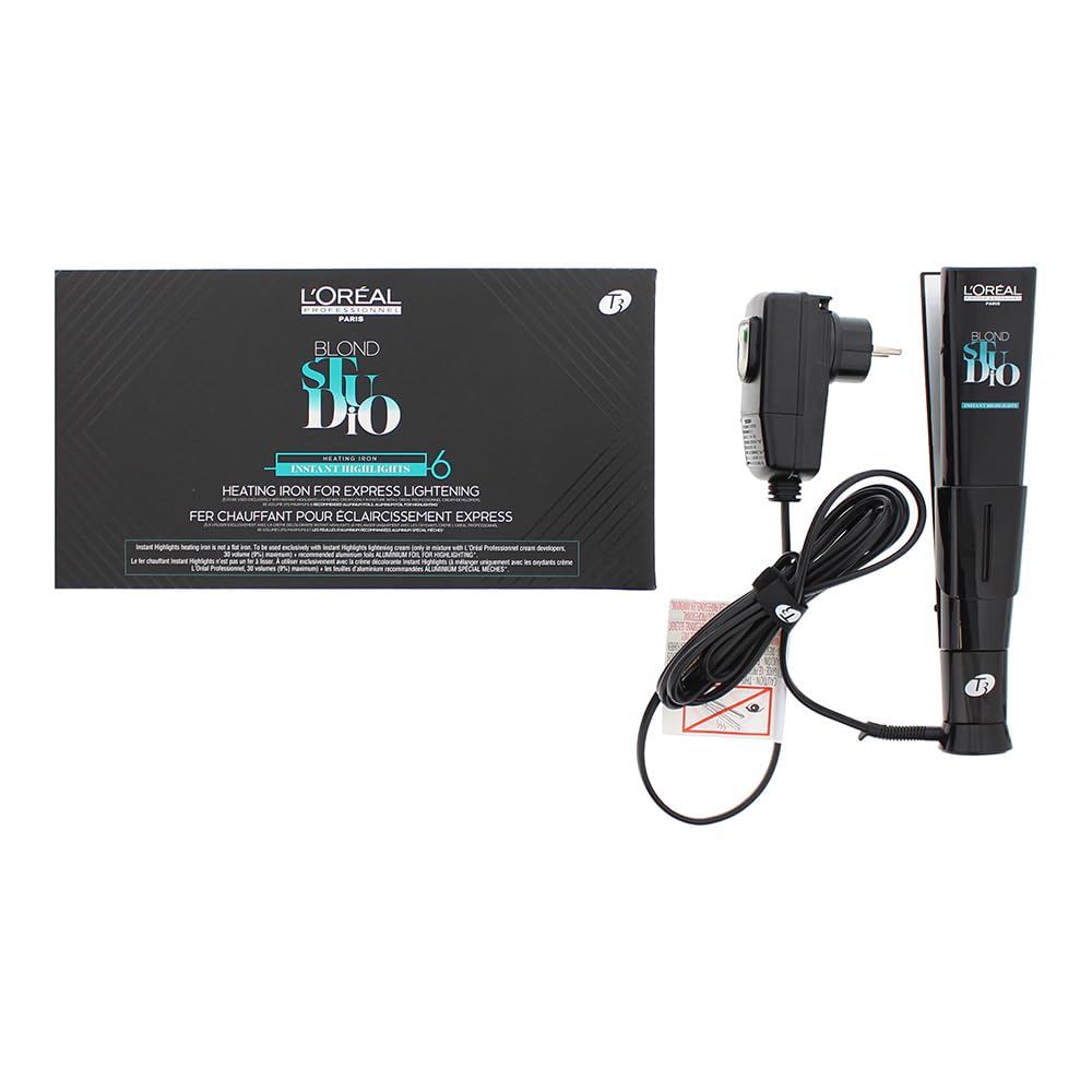 L'Oréal Professionnel Blond Studio Heating Iron For Express Lightening - Ferro lisciante Instant Highlights 6, 1 pezzo