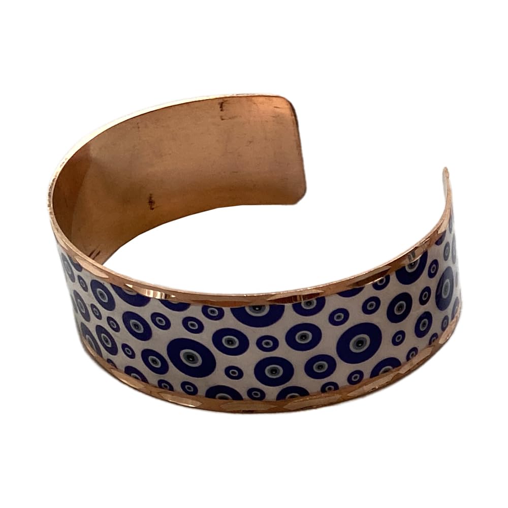 VIE Evil Eye Copper Cuff, Style 01