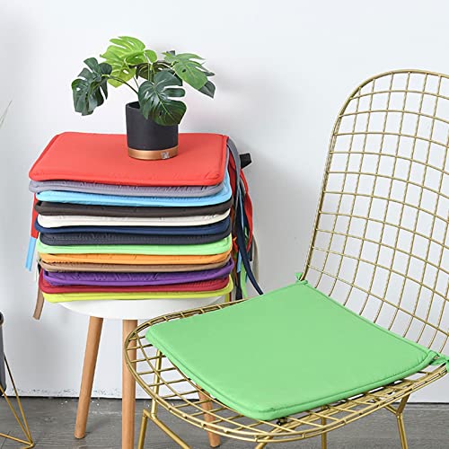 Tunkence Chair Pad Chair Cushions Square Seat Cushion With Ties Soft Thicken Garden Chair Pads Dining Chair Cushions For Dining Kitchen Outdoor Bistros Stool Patio Room 15X15 Inch #TOP4