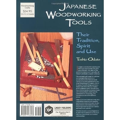 Japanese Woodworking Tools: Their Tradition, Spirit and Use Paperback January 1, 1998