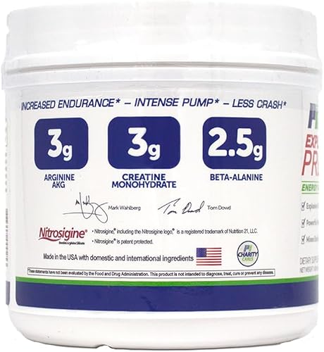 Miniatura 6 de PERFORMANCE INSPIRED Nutrition - Polvo de preentrenamiento - Contiene citrulina - Nitrosigina - Té verde - Todo natural - 1.49 libras - Ponche de