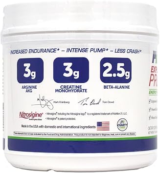 PERFORMANCE INSPIRED Pre-Workout Powder - Contains Citrulline - Nitrosigine - Green Tea - All Natural - 1.42 lb - Tropical Fruit Punch