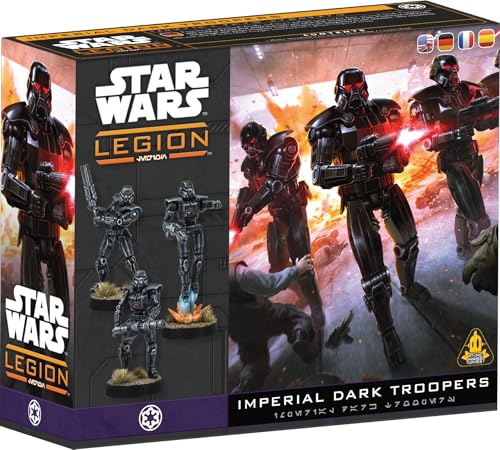 Atomic Mass Games | Star Wars Legion Dark Troopers Expansion | Espansione Di Unità, Compatibile Con Star Wars Legion, Unità Di Supporto Pesante, Doppi