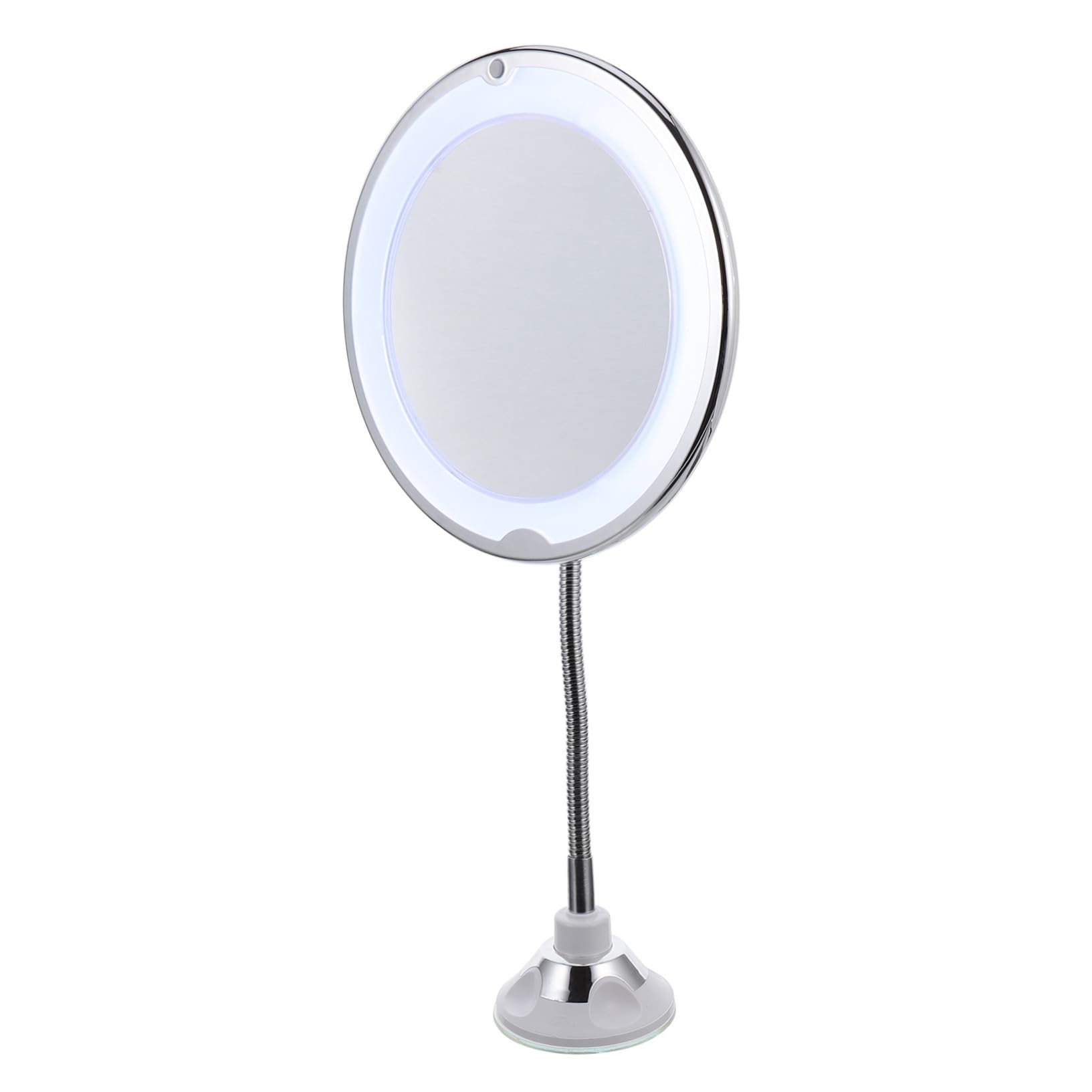iplusmile 360grado Specchio Trucco Ingranditore LED con Ventosa Rotante Gradi Specchio da Tavolo per Bagno con Ingrandimento per Trucco con Luce