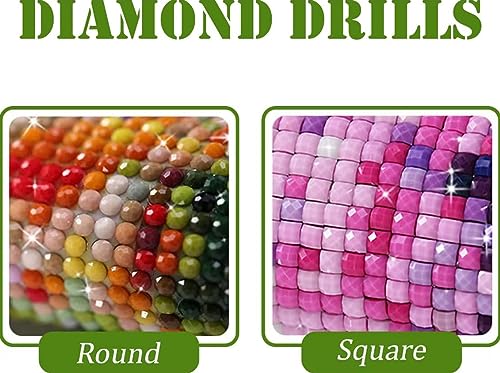 Rainsar 5D Diamond Painting Personnalisé Photo-Custom Broderie Diamant Peinture Kit,Full Drill Peintures Photos,Adapté À La Décoration De La Maison Cadeaux(Rond,40x50cm) – vue 3