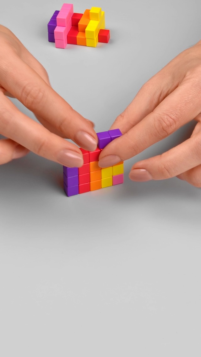 Amazon.com: PIXIO Mini Magnetic Blocks Building Toy in the Pixel