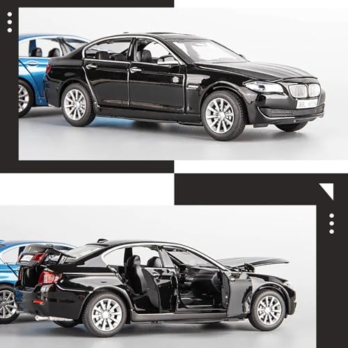 Image of DARVICE 132 Diecast Car BM 535i Sport Diecast Metal Toy Car for Kids Light Sound Pullback Openable Door