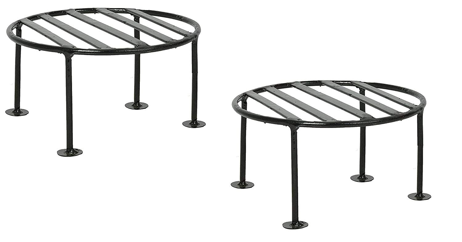 MFS Craft World Creative & Decorative Iron Steel Round Plant Stand Flower Pot Stand (2 PC) (B08ZMYLWK9) Amazon Price History, Amazon Price Tracker