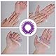 10 Stück Massageringe Set, Akupressur Ring und Handgelenk Massage Ring, Fingermassagering Finger Sensorische Akupressurring, Förderung der Durchblutung und Stressabbau