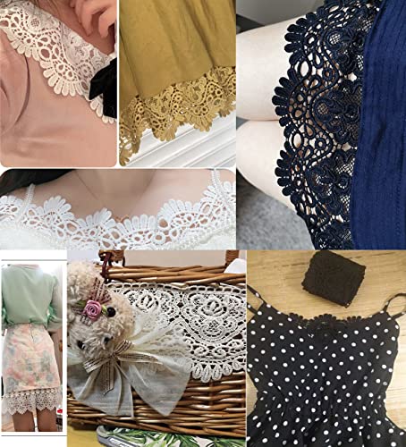 Vintage niebieska dekoracyjna koronkowa wstążka wykończeniowa – eleganckie materiały rzemieślnicze do projektów DIY, scrapbookingu, szycia, pakowania prezentów i akcentów wystroju domu.