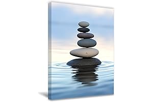 QIXIANG Zen Canvas Wall Art: Serenity for Your Sanctuary
