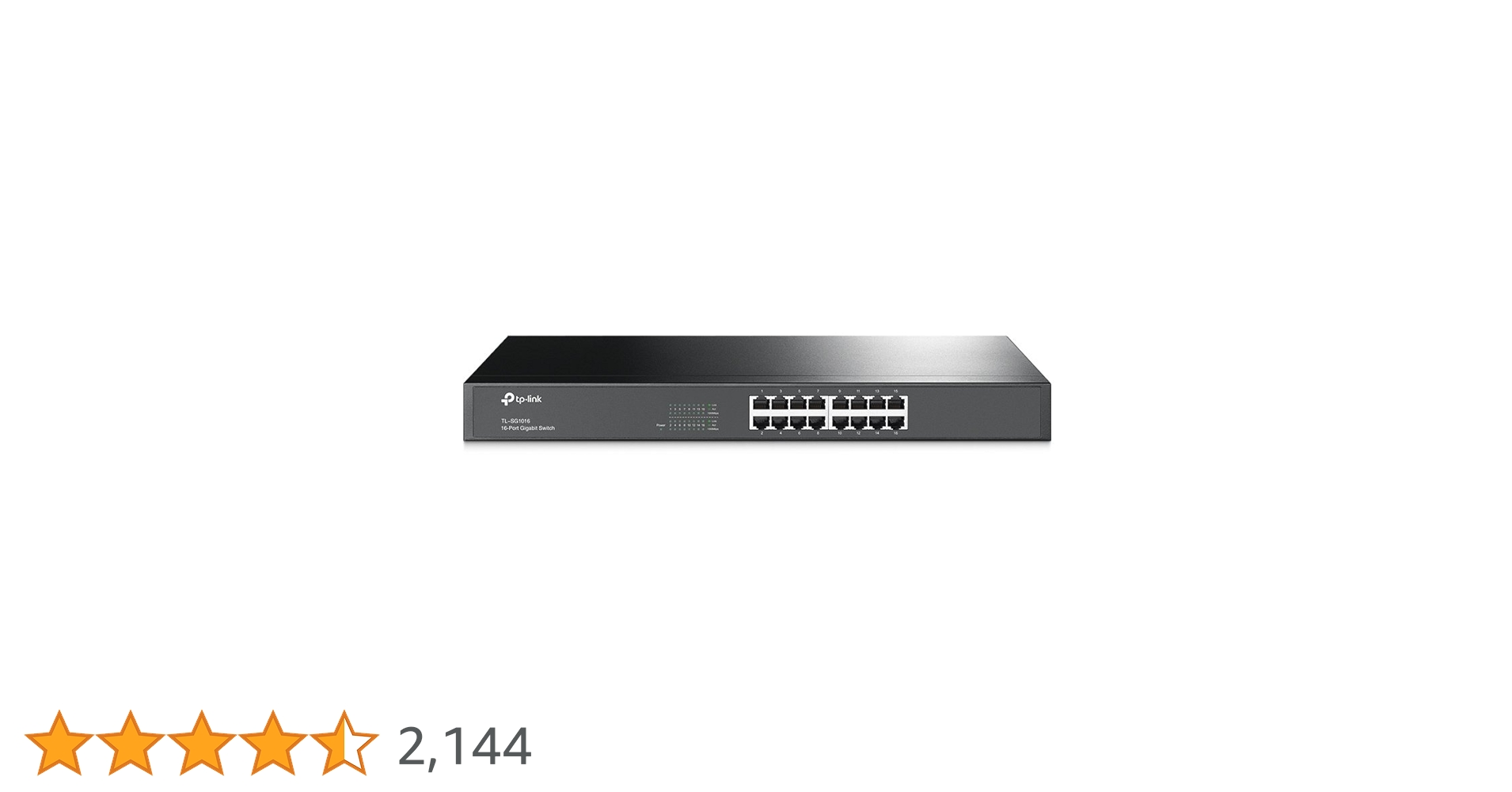 TP-Link 16 Port Gigabit Ethernet Switch | Plug and Play