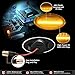 D-Lumina Sequential LED Side Marker Lights Turn Signal Blinker Lamp Assembly Clear Lens for 2002-2006 MINI Cooper R50 R52 R53 Front Fender Side Marker, Replace OEM Side Marker Light, Pack of 2